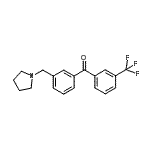 CAS#: 898770-64-4, [3-(1-Pyrrolidinylmethyl)phenyl][3-(trifluoromethyl)phenyl]methanone
