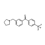 CAS#: 898770-66-6, [3-(1-Pyrrolidinylmethyl)phenyl][4-(trifluoromethyl)phenyl]methanone