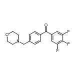 CAS#: 898770-71-3, [4-(4-Morpholinylmethyl)phenyl](3,4,5-trifluorophenyl)methanone