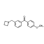 CAS#: 898771-34-1, [3-(1-Azetidinylmethyl)phenyl](4-methoxyphenyl)methanone