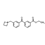CAS#: 898771-48-7, Ethyl 3-[3-(1-azetidinylmethyl)benzoyl]benzoate