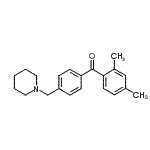 CAS#: 898771-49-8, (2,4-Dimethylphenyl)[4-(1-piperidinylmethyl)phenyl]methanone