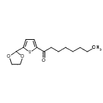CAS 登录号：898771-92-1， 1-[5-(1,3-二氧戊环-2-基)-2-噻吩基]-1-辛酮