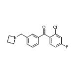 CAS#: 898771-99-8, [3-(1-Azetidinylmethyl)phenyl](2-chloro-4-fluorophenyl)methanone