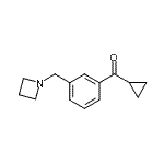 CAS#: 898772-33-3, [3-(1-Azetidinylmethyl)phenyl](cyclopropyl)methanone