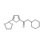 CAS#: 898772-72-0, 2-Cyclohexyl-1-[5-(1,3-dioxolan-2-yl)-2-thienyl]ethanone
