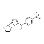 CAS#: 898773-32-5, [5-(1,3-Dioxolan-2-yl)-2-thienyl][4-(trifluoromethyl)phenyl]methanone