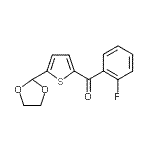 CAS#: 898773-35-8, [5-(1,3-Dioxolan-2-yl)-2-thienyl](2-fluorophenyl)methanone