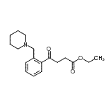 CAS#: 898773-91-6, Ethyl 4-oxo-4-[2-(1-piperidinylmethyl)phenyl]butanoate