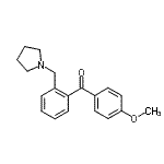 CAS#: 898774-17-9, (4-Methoxyphenyl)[2-(1-pyrrolidinylmethyl)phenyl]methanone