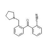 CAS#: 898774-20-4, 2-[2-(1-Pyrrolidinylmethyl)benzoyl]benzonitrile
