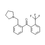 CAS#: 898774-79-3, [2-(1-Pyrrolidinylmethyl)phenyl][2-(trifluoromethyl)phenyl]methanone