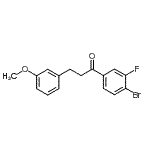 CAS#: 898774-86-2, 1-(4-Bromo-3-fluorophenyl)-3-(3-methoxyphenyl)-1-propanone