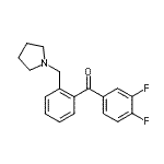 CAS#: 898775-06-9, (3,4-Difluorophenyl)[2-(1-pyrrolidinylmethyl)phenyl]methanone