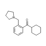 CAS#: 898775-24-1, Cyclohexyl[2-(1-pyrrolidinylmethyl)phenyl]methanone