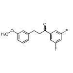 CAS#: 898775-34-3, 1-(3,5-Difluorophenyl)-3-(3-methoxyphenyl)-1-propanone