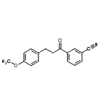 CAS#: 898775-58-1, 3-[3-(4-Methoxyphenyl)propanoyl]benzonitrile