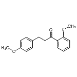 CAS#: 898775-68-3, 3-(4-Methoxyphenyl)-1-[2-(methylsulfanyl)phenyl]-1-propanone