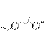 CAS 登录号：898775-74-1， 1-(3-氯苯基)-3-(4-甲氧基苯基)-1-丙酮