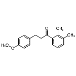 CAS 登录号：898775-80-9， 1-(2,3-二甲基苯基)-3-(4-甲氧基苯基)-1-丙酮