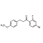 CAS#: 898776-10-8, 1-(4-Bromo-2-fluorophenyl)-3-(4-methoxyphenyl)-1-propanone