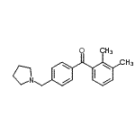 CAS#: 898776-41-5, (2,3-Dimethylphenyl)[4-(1-pyrrolidinylmethyl)phenyl]methanone