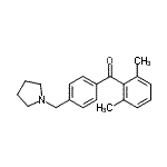 CAS#: 898776-49-3, (2,6-Dimethylphenyl)[4-(1-pyrrolidinylmethyl)phenyl]methanone