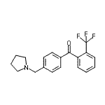 CAS#: 898776-65-3, [4-(1-Pyrrolidinylmethyl)phenyl][2-(trifluoromethyl)phenyl]methanone