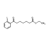 CAS#: 898777-18-9, Ethyl 7-(2-iodophenyl)-7-oxoheptanoate
