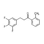 CAS#: 898777-58-7, 1-(2-Methylphenyl)-3-(3,4,5-trifluorophenyl)-1-propanone