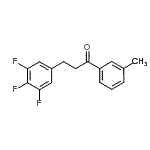 CAS#: 898777-60-1, 1-(3-Methylphenyl)-3-(3,4,5-trifluorophenyl)-1-propanone