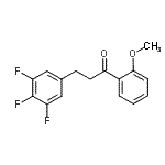 CAS#: 898777-64-5, 1-(2-Methoxyphenyl)-3-(3,4,5-trifluorophenyl)-1-propanone