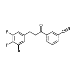 CAS#: 898777-72-5, 3-[3-(3,4,5-Trifluorophenyl)propanoyl]benzonitrile