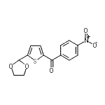 CAS#: 898778-34-2, [5-(1,3-Dioxolan-2-yl)-2-thienyl](4-nitrophenyl)methanone