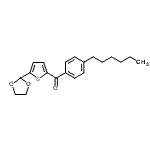 CAS#: 898778-57-9, [5-(1,3-Dioxolan-2-yl)-2-thienyl](4-hexylphenyl)methanone