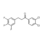 CAS 登录号：898778-58-0， 1-(3,4-二氯苯基)-3-(3,4,5-三氟苯基)-1-丙酮