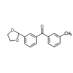 CAS#: 898778-83-1, [3-(1,3-Dioxolan-2-yl)phenyl](3-methylphenyl)methanone