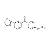 CAS#: 898778-91-1, [3-(1,3-Dioxolan-2-yl)phenyl](4-methoxyphenyl)methanone