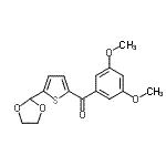CAS#: 898779-13-0, (3,5-Dimethoxyphenyl)[5-(1,3-dioxolan-2-yl)-2-thienyl]methanone