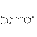 CAS 登录号：898779-20-9， 1-(3-氯苯基)-3-(3,4-二甲基苯基)-1-丙酮