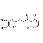 CAS 登录号：898779-93-6， 1-(2,6-二氯苯基)-3-(3,4-二甲基苯基)-1-丙酮