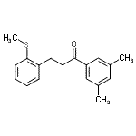 CAS 登录号：898780-04-6， 1-(3,5-二甲基苯基)-3-[2-(甲硫基)苯基]-1-丙酮
