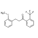 CAS#: 898780-22-8, 3-[2-(Methylsulfanyl)phenyl]-1-[2-(trifluoromethyl)phenyl]-1-propanone