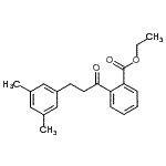 CAS#: 898780-32-0, Ethyl 2-[3-(3,5-dimethylphenyl)propanoyl]benzoate
