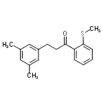 CAS 登录号：898780-41-1， 3-(3,5-二甲基苯基)-1-[2-(甲硫基)苯基]-1-丙酮