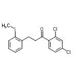 CAS#: 898780-46-6, 1-(2,4-Dichlorophenyl)-3-[2-(methylsulfanyl)phenyl]-1-propanone