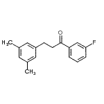CAS 登录号：898780-58-0， 3-(3,5-二甲基苯基)-1-(3-氟苯基)-1-丙酮