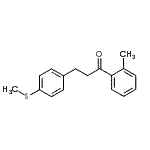 CAS#: 898780-75-1, 1-(2-Methylphenyl)-3-[4-(methylsulfanyl)phenyl]-1-propanone