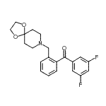 CAS#: 898781-05-0, (3,5-Difluorophenyl)[2-(1,4-dioxa-8-azaspiro[4.5]dec-8-ylmethyl)phenyl]methanone