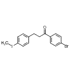 CAS 登录号：898781-06-1， 1-(4-溴苯基)-3-[4-(甲硫基)苯基]-1-丙酮